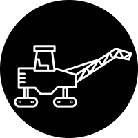 Asphalt Milling Icon