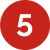 Group 9 Red Number 5 Icon