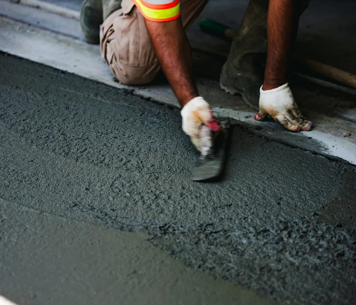 concrete curbing installation
