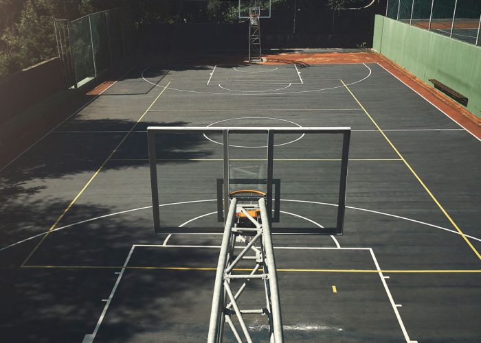 Newly paved Sports Court