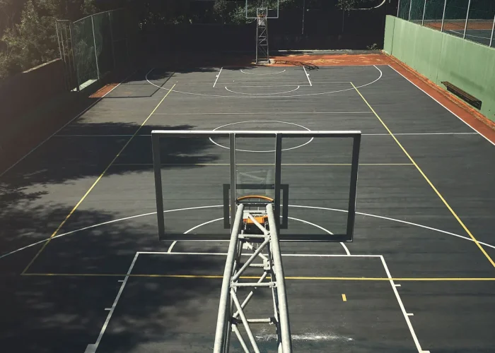 Newly paved Sports Court